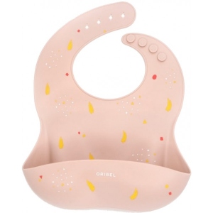 Нагрудник силіконовий Oribel Cocoon Pink (OR226-90013)