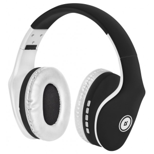 Навушники повнорозмірні бездротові Defender FreeMotion B525 Bluetooth Black-White (63525)