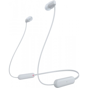 Навушники вкладиші бездротові Sony WI-C100 White (WIC100W.CE7)