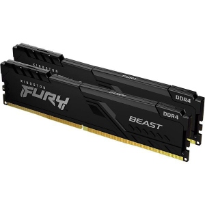 Память DDR Kingston 2x16GB DDR4 3733 Fury Beast Black (KF437C19BB1K2/32)