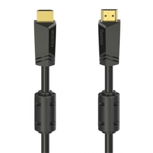 Кабель HDMI Hama HDMI - HDMI 4K Ethernet Gold 10 m Black (00205009)