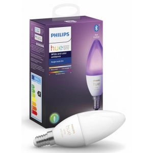 Розумна лампа Philips Hue E14 5.3W RGB ZigBee Bluetooth (929002294209)