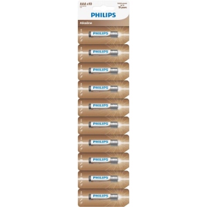 Батарейка тип AAA Philips Entry Alkaline AАА 10 шт. (LR03AL10S/10)