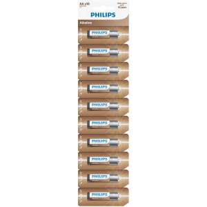 Батарейка тип AA Philips Entry Alkaline AА 10 шт. (LR6AL10S/10)
