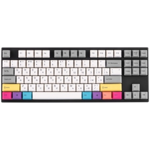 Клавіатура дротова ігрова Varmilo VEA87 CMYK Cherry Mx Silent Red Multicolor (A23A024A6A1A06A007)