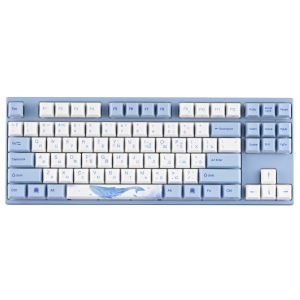 Клавіатура дротова ігрова Varmilo VEA87 Sea Melody Cherry Mx Silent Red Multicolor (A23A038A6A1A06A033)