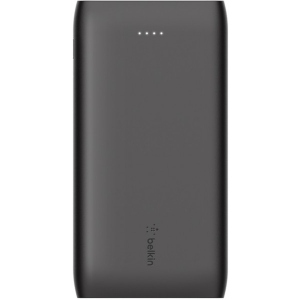Батарея мобільна Belkin 10000mAh 18W USB-A USB-C Black (BPB001BTBK)