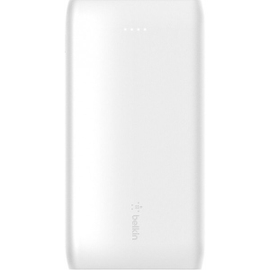 Батарея мобільна Belkin 10000mAh 18W USB-A USB-C White (BPB001BTWH)