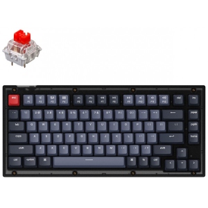 Клавіатура бездротова Keychron V1 QMK Gateron G PRO Red Hot-Swap RGB Frosted Black