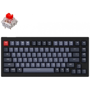 Клавіатура бездротова Keychron V1 QMK Gateron G PRO Red Hot-Swap RGB Carbon Black