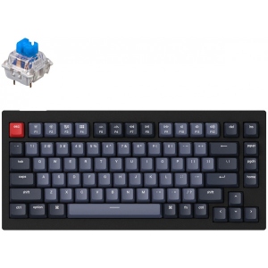 Клавіатура бездротова Keychron V1 QMK Gateron G PRO Blue Hot-Swap RGB Carbon Black