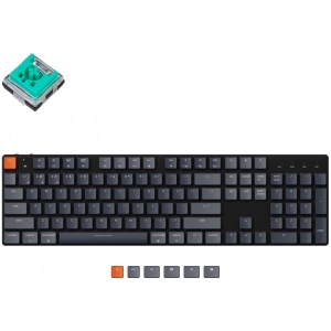 Клавіатура бездротова Keychron K5SE Optical Mint White Led Hot-Swap WL UA Black