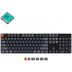 Клавіатура бездротова Keychron K5SE Optical Mint RGB Hot-Swap WL UA Black