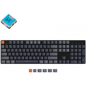 Клавіатура бездротова Keychron K5SE Optical Blue RGB Hot-Swap WL UA Black