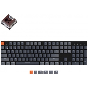 Клавіатура бездротова Keychron K5SE Optical Brown RGB Hot-Swap WL UA Black