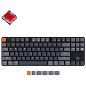 Клавіатура бездротова Keychron K1SE Optical Red RGB Hot-Swap WL UA Black
