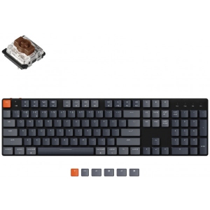 Клавіатура бездротова Keychron K5SE Gateron Brown RGB WL UA Black