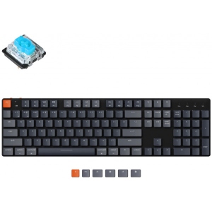 Клавіатура бездротова Keychron K5SE Gateron Blue RGB WL UA Black