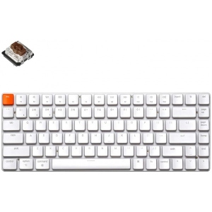 Клавіатура бездротова Keychron K3 Gateron Brown WL UA White