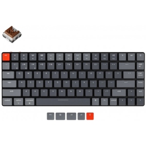 Клавіатура бездротова Keychron K3 Gateron Brown RGB WL UA Black