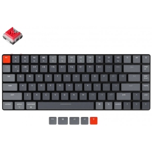 Клавіатура бездротова Keychron K3 Gateron Red RGB WL UA Black