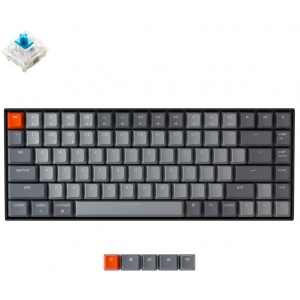 Клавіатура бездротова Keychron K2 Gateron G PRO Blue Hot-Swap RGB WL UA Black