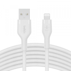 Кабель синхронізації даних Belkin USB-A - Lightning 3 м White (CAA008BT3MWH)