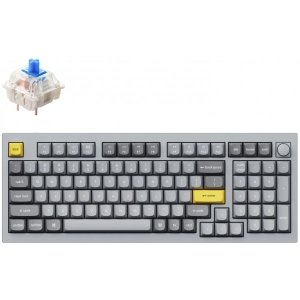 Клавіатура дротова Keychron Q5 100 Key QMK Gateron G PRO Blue Hot-Swap RGB Knob ENGLISH Grey (Q5N2Z_KEYCHRON)
