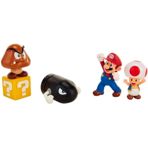 Набір ігрових фігурок Super Mario РІВНИНА З ЖОЛУДЯМИ (з аксессуарами) (64510-4L)