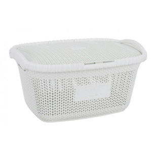 Кошик для білизни VIOLET HOUSE 1002 Віолетта White 28 л