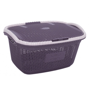 Кошик для білизни VIOLET HOUSE 1002 Віолетта Plum 28 л