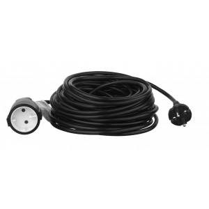 Подовжувач 220В 2E 1 розетка 15 м Black (2E-PC210M15)