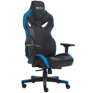 Крісло для геймерів Sandberg Voodoo Gaming Chair Black/Blue (640-82) в інтернет-магазині