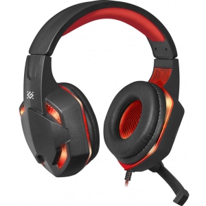 Гарнітура дротова ігрова Defender Warhead G-370 Black/Red (64037)