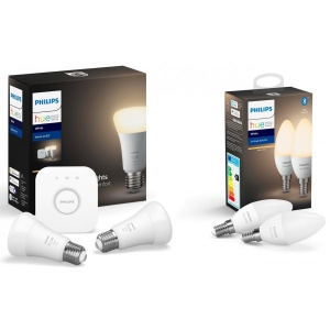 Розумна лампа Philips Bridge E27 White 2 шт. та E14 White 2 шт. (BRIDGE+E27W_2PCS+E14W_2P)