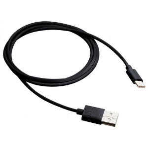 Кабель синхронізації даних Canyon Type-C USB 1m Black (CNE-USBC1B)