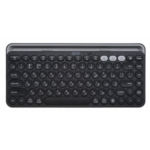 Клавіатура бездротова 2E KS250 WL BT Black (2E-KS250WBK)