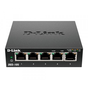 Коммутатор локальної мережі (Switch) D-Link DGS-105/E