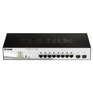 Коммутатор локальної мережі (Switch) D-Link DGS-1210-08P/E