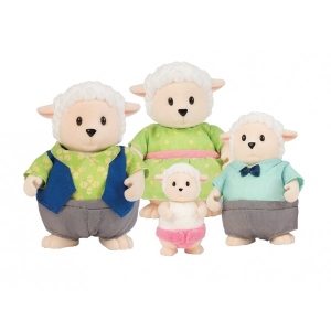 Колекційні фігурки набір Li'l Woodzeez Сім'я овечок (6159Z)