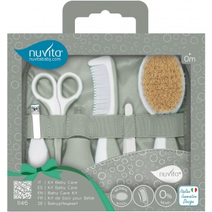 Набір дитячого манікюрного приладдя Nuvita Великий 0м+ Зелений (NV1146GREEN)