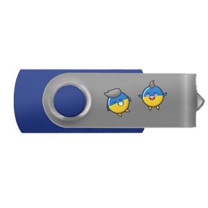 Флеш USB Goodram 64GB Ukraine UTS2 Process Blue (UTS2-0640B0R11-UA)