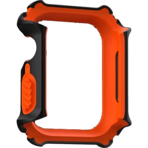 Чехол-бампер для смарт-годинника UAG Apple Watch 44 Case Black/Orange (19148G114097)