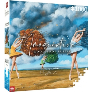 Пазли картонні (8 +) Good Loot Imagination: Rafal Olbinski The Shape of Color Green Puzzles 1000 шт. (5908305243717)