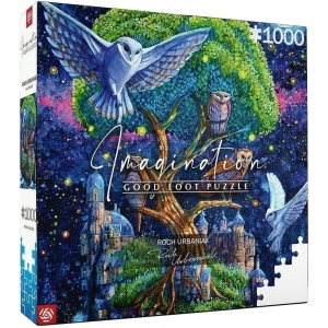 Пазли картонні (8 +) Good Loot Imagination: Roch Urbaniak Owl Island / Wyspa Sow Puzzles 1000 шт. (5908305243014)