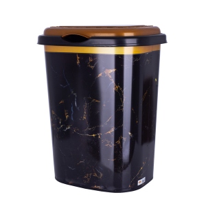 Кошик для білизни VIOLET HOUSE 0190 Decor Marble Black 55 л