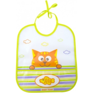 Нагрудник з клейонки Baby Team 6503_котік