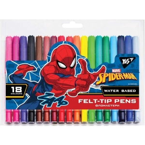 Фломастери YES 18 кол. Marvel.Spiderman (650497) в інтернет-магазині