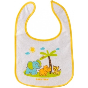 Нагрудник тканинний Baby Team середнього розміру на липучці (6506)