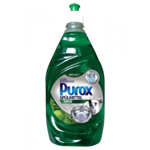 Засіб для ручного миття посуду Purox Minze 650 мл (4260418931440) інтернет-магазин